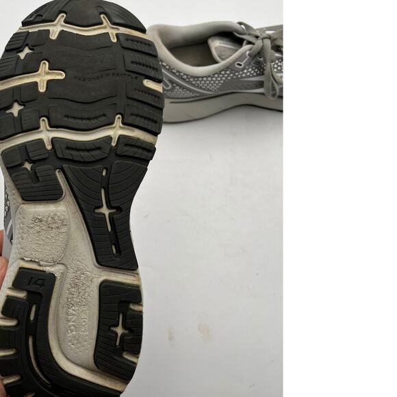 Brooks Ghost 14 Women's Running Shoes Gray Athletic Sneakers Size 9 Medium B - Picture 10 of 11